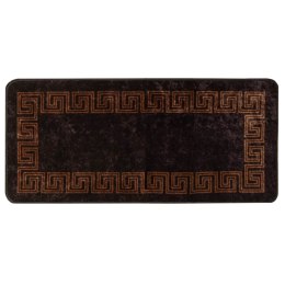 VidaXL Chodnik dywanowy MARSA Czarny 50 x 100 cm Poliester i PVC