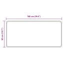 VidaXL Chodnik dywanowy MARSA Czarny 50 x 100 cm Poliester i PVC