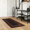 VidaXL Chodnik dywanowy MARSA Czarny 50 x 150 cm Poliester i PVC
