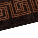 VidaXL Chodnik dywanowy MARSA Czarny 50 x 350 cm Poliester i PVC