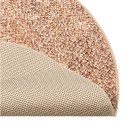 VidaXL Chodnik dywanowy MARSA Żółty 120 x 120 cm Poliester i PVC