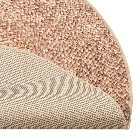 VidaXL Chodnik dywanowy MARSA Żółty 120 x 120 cm Poliester i PVC
