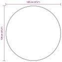 VidaXL Chodnik dywanowy MARSA Żółty 120 x 120 cm Poliester i PVC