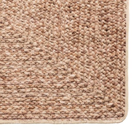 VidaXL Chodnik dywanowy MARSA Żółty 190 x 300 cm Poliester i PVC