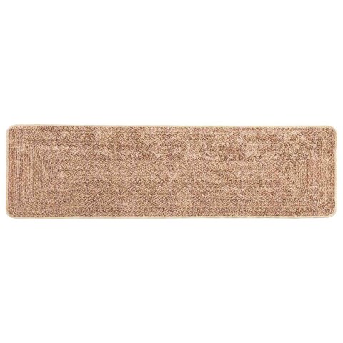 VidaXL Chodnik dywanowy MARSA Żółty 50 x 200 cm Poliester i PVC