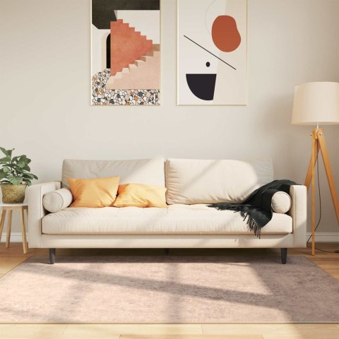 VidaXL Chodnik dywanowy MARSA piaskowy 120 x 170 cm Poliester i PVC