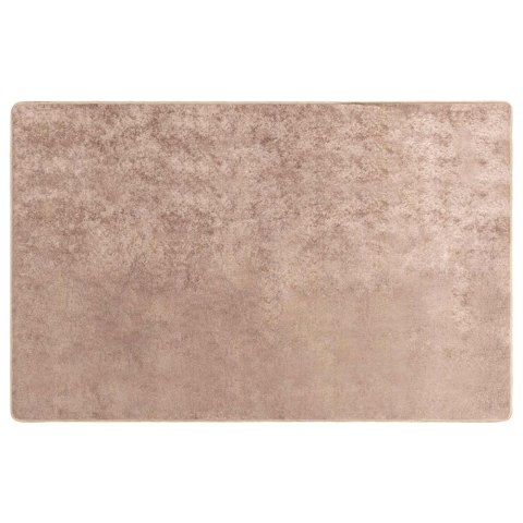 VidaXL Chodnik dywanowy MARSA piaskowy 120 x 170 cm Poliester i PVC