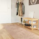 VidaXL Chodnik dywanowy MARSA piaskowy 80 x 250 cm Poliester i PVC