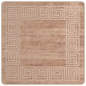 VidaXL Chodnik dywanowy MARSA Biały 100 x 100 cm Poliester i PVC