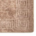 VidaXL Chodnik dywanowy MARSA Biały 100 x 100 cm Poliester i PVC