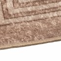 VidaXL Chodnik dywanowy MARSA Biały 100 x 150 cm Poliester i PVC