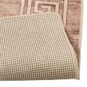 VidaXL Chodnik dywanowy MARSA Biały 100 x 150 cm Poliester i PVC