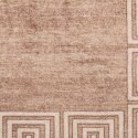 VidaXL Chodnik dywanowy MARSA Biały 100 x 150 cm Poliester i PVC