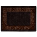 VidaXL Chodnik dywanowy MARSA Czarny 100 x 150 cm Poliester i PVC