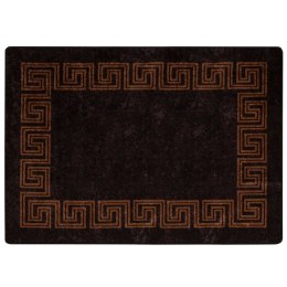 VidaXL Chodnik dywanowy MARSA Czarny 100 x 150 cm Poliester i PVC