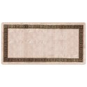 VidaXL Chodnik dywanowy MARSA Czarny 100 x 200 cm Poliester i PVC