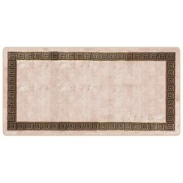 VidaXL Chodnik dywanowy MARSA Czarny 100 x 200 cm Poliester i PVC