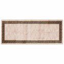 VidaXL Chodnik dywanowy MARSA Czarny 100 x 250 cm Poliester i PVC