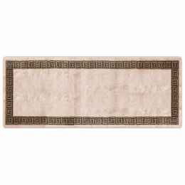 VidaXL Chodnik dywanowy MARSA Czarny 100 x 250 cm Poliester i PVC