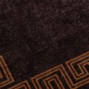 VidaXL Chodnik dywanowy MARSA Czarny 100 x 300 cm Poliester i PVC