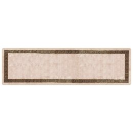 VidaXL Chodnik dywanowy MARSA Czarny 100 x 350 cm Poliester i PVC