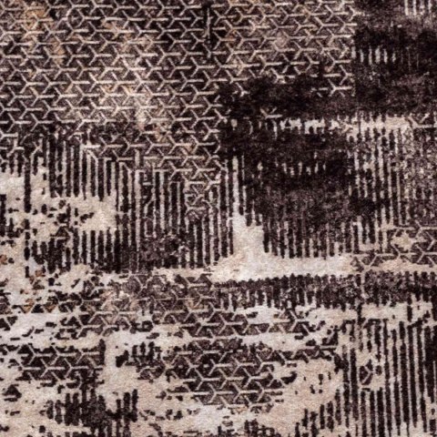 VidaXL Chodnik dywanowy MARSA Czarny 100 x 350 cm Poliester i PVC