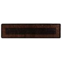 VidaXL Chodnik dywanowy MARSA Czarny 100 x 450 cm Poliester i PVC