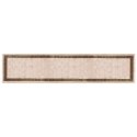 VidaXL Chodnik dywanowy MARSA Czarny 100 x 450 cm Poliester i PVC