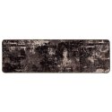 VidaXL Chodnik dywanowy MARSA Czarny 100 x 450 cm Poliester i PVC