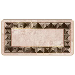 VidaXL Chodnik dywanowy MARSA Czarny 50 x 100 cm Poliester i PVC