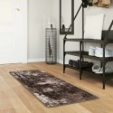 VidaXL Chodnik dywanowy MARSA Czarny 50 x 100 cm Poliester i PVC