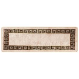 VidaXL Chodnik dywanowy MARSA Czarny 50 x 150 cm Poliester i PVC