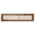 VidaXL Chodnik dywanowy MARSA Czarny 50 x 200 cm Poliester i PVC