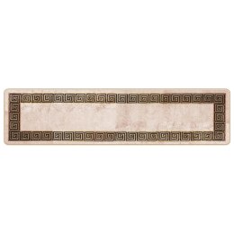 VidaXL Chodnik dywanowy MARSA Czarny 50 x 200 cm Poliester i PVC
