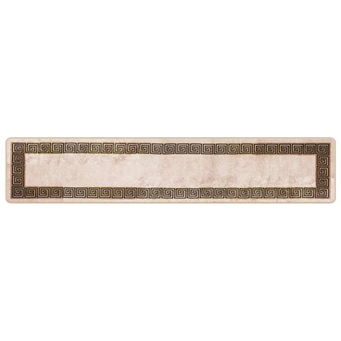 VidaXL Chodnik dywanowy MARSA Czarny 50 x 250 cm Poliester i PVC
