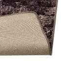 VidaXL Chodnik dywanowy MARSA Czarny 80 x 100 cm Poliester i PVC
