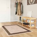 VidaXL Chodnik dywanowy MARSA Czarny 80 x 200 cm Poliester i PVC