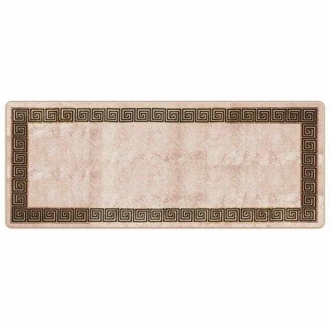VidaXL Chodnik dywanowy MARSA Czarny 80 x 200 cm Poliester i PVC