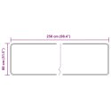 VidaXL Chodnik dywanowy MARSA Czarny 80 x 250 cm Poliester i PVC