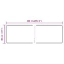 VidaXL Chodnik dywanowy MARSA Czarny 80 x 400 cm Poliester i PVC