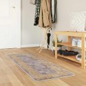 VidaXL Chodnik dywanowy MARSA Szary 50 x 100 cm Poliester i PVC