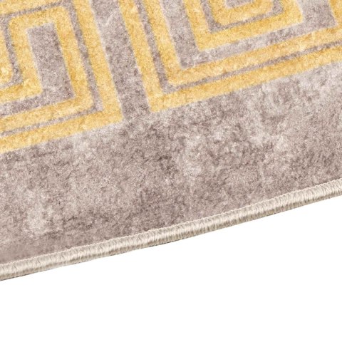 VidaXL Chodnik dywanowy MARSA Szary 50 x 100 cm Poliester i PVC