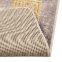 VidaXL Chodnik dywanowy MARSA Szary 50 x 100 cm Poliester i PVC
