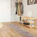 VidaXL Chodnik dywanowy MARSA Szary 50 x 450 cm Poliester i PVC