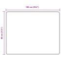 VidaXL Chodnik dywanowy MARSA Szary 80 x 100 cm Poliester i PVC
