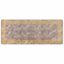 VidaXL Chodnik dywanowy MARSA Szary 80 x 200 cm Poliester i PVC