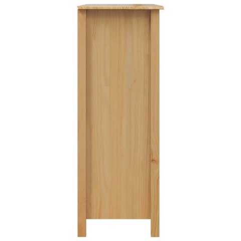 VidaXL Szafka na wino HILL Miodowy brąz 79.5 x 40 x 107.5 cm