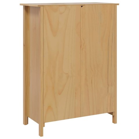 VidaXL Szafka na wino HILL Miodowy brąz 79.5 x 40 x 107.5 cm