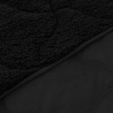 VidaXL Letni Kołdra Czarny 155 x 220 cm Mikrofibra i Fleece Teddy