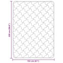 VidaXL Letni Kołdra Czarny 155 x 220 cm Mikrofibra i Fleece Teddy